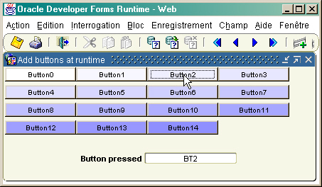 Add GUI component at runtime