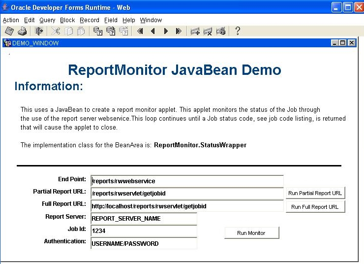 Report Monitor